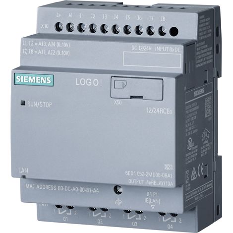 Siemens 6ED1052-2MD08-0BA2 SPS-Steuerungsmodul 12 V/DC, 24 V/DC