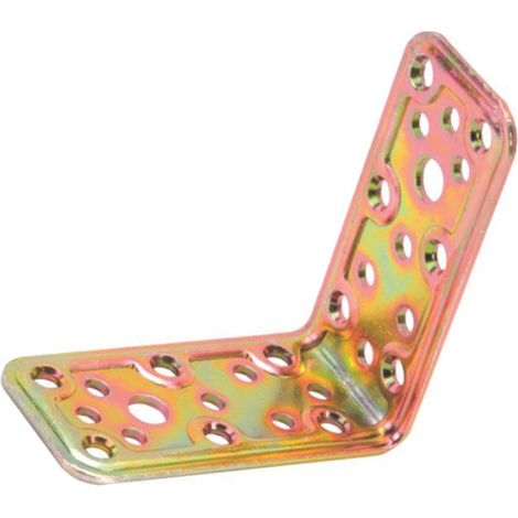 PIASTRA DI GIUNZIONE PESANTE AD ANGOLO LARGHEZZA  MM.40 ART.746- - mm.40x40x40 - spessore mm.2,2 - 50 pezzi ALDEGHI