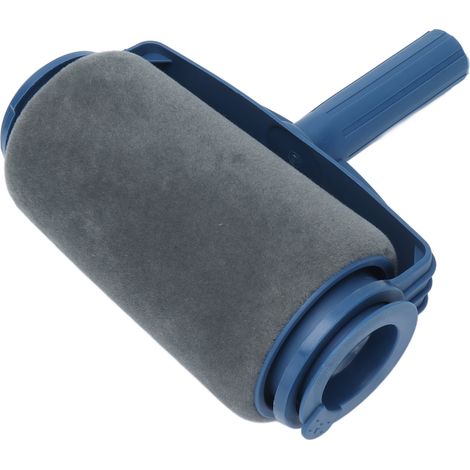 Rouleau à peindre bleu à tambour cousu, outil polyvalent de bricolage avec manche multifonction pour application intérieure et extérieure (1/5)