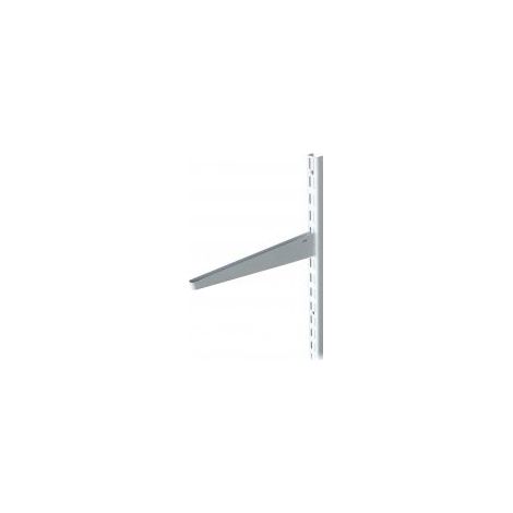 Crémaillère pour étagère en acier laqué blanc 192cm – Double perforation pour installation stable – 401910 – Sparring