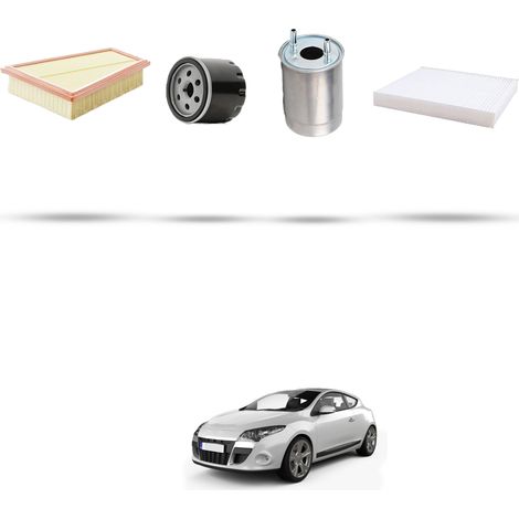 Kit tagliando 4 filtri compatibile con Renault Megane III 1.5 DCI 70kw dal 2014 (1/5)