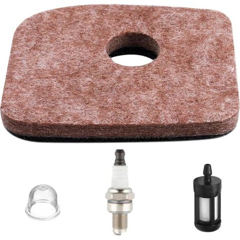 BG56 Filtre à air Bougie d'allumage Poire d'amorçage pour STIHL BG56 BG56C SH56C BG66 BG66C BR200 BG86 BG86C SH56 SH86 SH86C SR200 BG86CE BG86Z BG86CEZ souffleurs de Feuilles 4241 120 1800 (1/5)