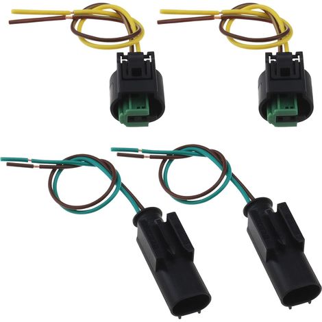 Lot de 2 Connecteurs de Capteur de Température d'Air Extérieur pour BMW - Référence 1-967644-1 (1/5)