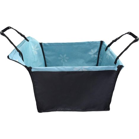 MINKUROW Funda de asiento de coche para perros Funda de asiento de coche Funda de asiento de coche para perros Asientos de coche para perros Azul (1/5)