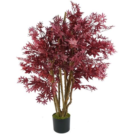 120cm Artificial Red Maple Tree (1/4)