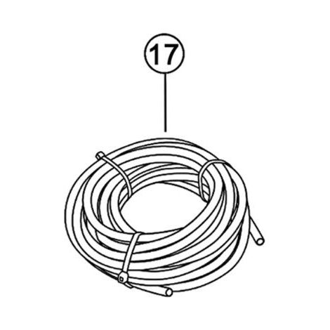 Tubo de inyección pH minus polietileno 6x4 mm para Electrolisis Tri pH, Tri Pro, pH Link, Dual Link de Zodiac
