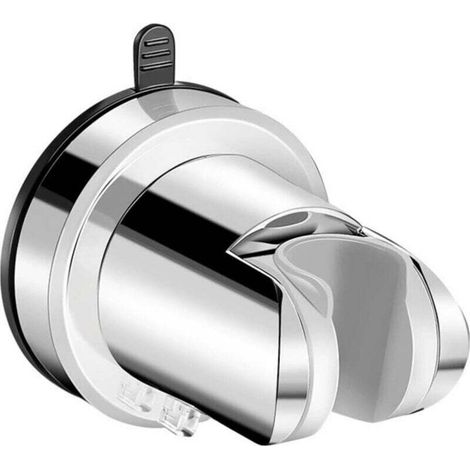 Support de pommeau de douche à ventouse en 2 parties, universel et réglable, à fixer au mur pour salle de bain