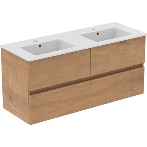 IDEAL STANDARD R0577Y8 Ensemble meuble Eurovit+ avec lavabo 121 cm blanc (1/5)