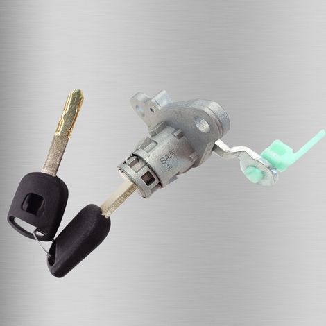 Suitable for Honda Fit left door lock with 2 keys, City left door lock cylinder OE72185-SLN-A01 (1/4)
