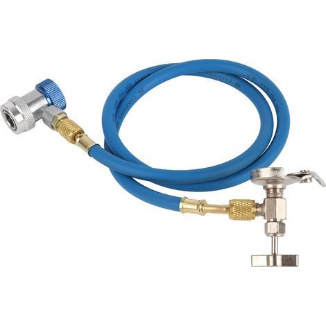 Valvola di ricarica del gas R134a con tubo flessibile (1/5)