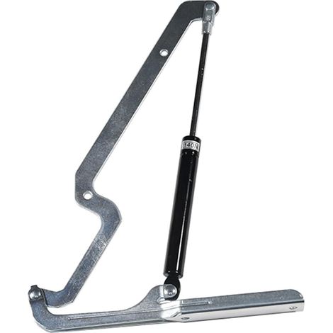 Lot de 1 vérin à gaz à piston 140N compatible avec Hinge Store It Out Arc/Max/Elite/Premiere 1150 XL Bacs de rangement pour abris de jardin, pièce de rechange pour charnière WLPS (1/5)