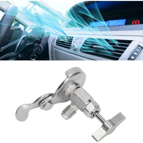 Robinet de Dépense pour Canettes de Gaz Refroidissement R134A, avec Ouverture de Bouteille et Connexion SAE 1/4, pour R12, R22, R134A en PVC Cuivre (1/5)