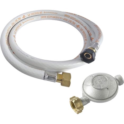 Kit Flexible Butane 1,5 Mètres Tuyau + Détendeur (1/2)