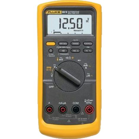 Fluke 88V/A Multímetro digital negro para automóvil