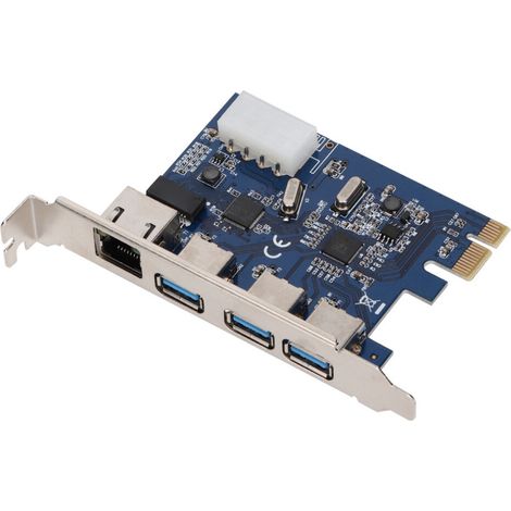 Questa scheda di espansione PCIe USB 5.0 offre prestazioni ultraveloci, funzionalità plug-and-play e tecnologia autoalimentata, e utilizza induttori a tensione stabilizzata e tecnologia di trasferimen