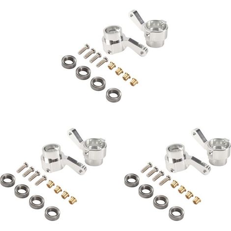 Convient aux coupelles de volant en métal individuelles, compatible avec les accessoires de voiture télécommandée WPL B1 B-1 B14 B-14 B16 B24 B-24 C14 C-14 C24 C-24 B36 MN D90 D91. (1/4)