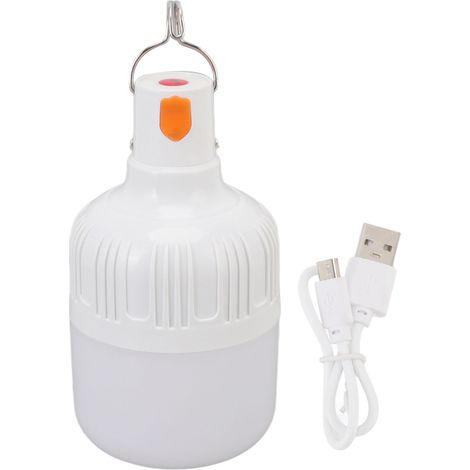 Ampoule LED professionnelle haute luminosité, gradable, rechargeable, écoénergétique, pour usage quotidien et urgence (1/5)
