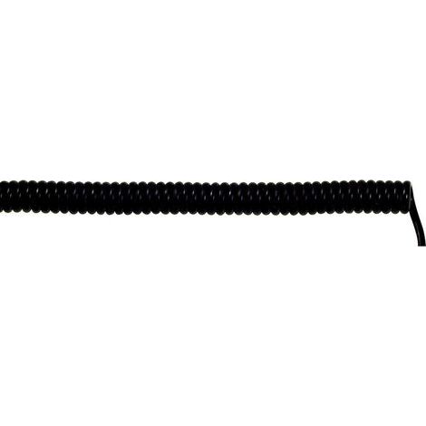 LAPP 73220241 Câble spiralé UNITRONIC® SPIRAL 200 mm / 800 mm 2 x 0.25 mm² noir 5 pc(s) X761591 (1/2)