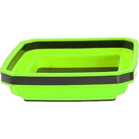 Support de pièces pliable – Base magnétique puissante, design pliable en silicone, résistant à l'huile, simple, forme compacte et peu encombrante Organisateur de matériel sûr pour les (1/5)