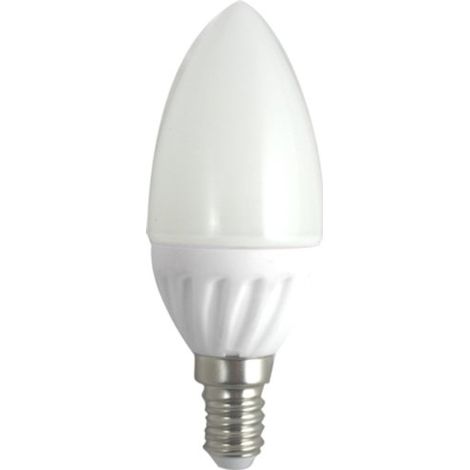 Argent – 2800 K Céramique Ampoule E14 LED Candle