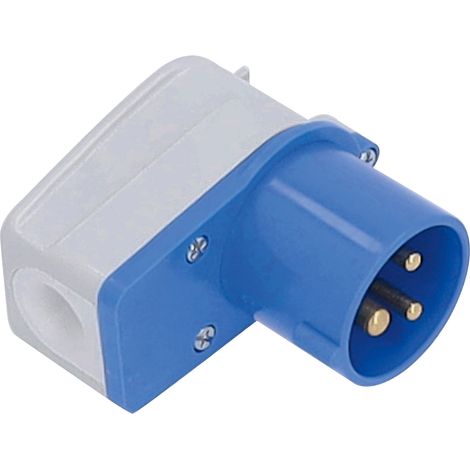 CEE Winkelstecker 3-polig 230V 16A IP44