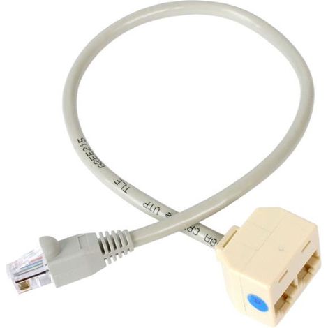 StarTech.com RJ45SPLITTER séparateur voix-données Gris (1/2)
