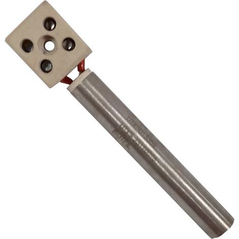Ricambi Pellet Resistenza accensione lineare con morsetto ceramico per stufe a pellet Diametro 12,5mm 80mm 250W EUROFIAMMA - Universale (1/2)