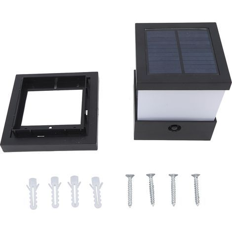 Wasserdichte Solar-LED-Außenleuchte, dekorative Außenbeleuchtung für Hof und Garten, 3 Farben, Farbtemperatur 3000 K, 4000 K, 6000 K (1/5)