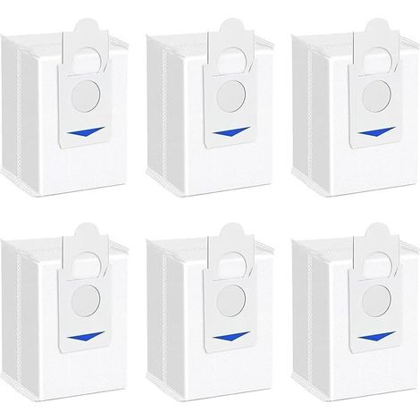 Lot de 6 Sacs à poussière pour Robot aspirateur ECOVACS DEEBOT X2/X2 Omni/X2 Pro/X5 Pro/X5 Omni/ DEX86 Station Auto-Vide DDB030025 (1/4)