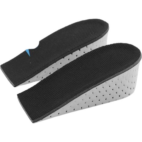 Semelles rehaussantes respirantes, demi-semelles, rehaussent de 3,5 cm, noires. (1/5)