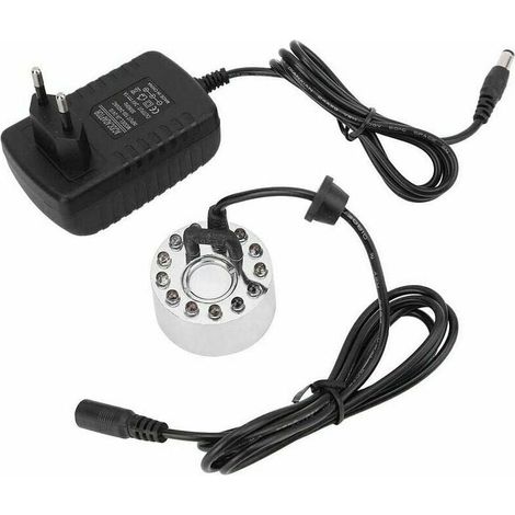 12 LED Fabricant de brumisateur à ultrasons Fontaine Mist Maker DC 24V (1/5)