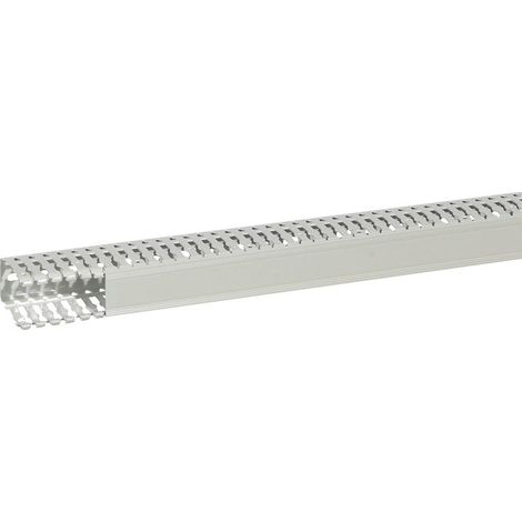 Goulotte sans halogène 40x60mm PC/ABS gris clair LEGRAND 636207