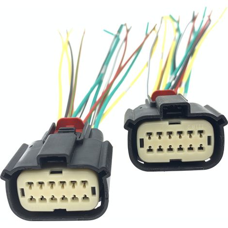 The 33472-3005 is suitable for automotive wiring harness connectors, 12-pin automotive plugs with wire slots. (1/5)