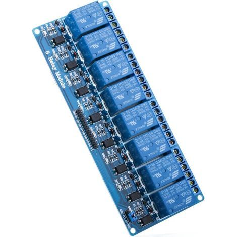 5V DC 8-Kanal-Relaismodul mit Optokoppler für Mega 1280 DSP Arm PIC AVR STM32 Raspberry Pi (1/4)