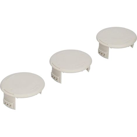 Couvercle de bobine de coupe-bordures, capuchon de bobine 3 pièces, parfait pour les coupe-bordures d'extérieur Ryobi (1/5)