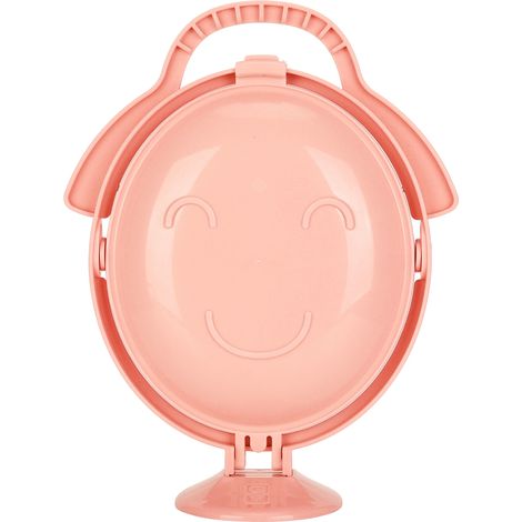 Corbeille à Fruits Portable Pliable Multiniveaux pour Table de Salon Moderne (Rose) (1/5)