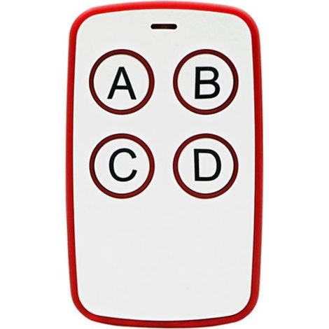 (Rouge) télécommande à copie filaire 433Mhz pour porte de garage électrique, portable longue distance (1/5)