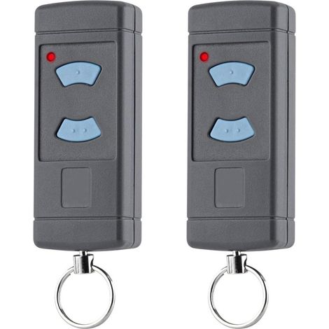 Telecomando di ricambio per porta da garage - HSE2-868 HSM4-868 HS4-868 trasmettitore portatile da 868 MHz, pulsante blu, compatibile con l'apriporta GARADOR Promatic (confezione da 2)