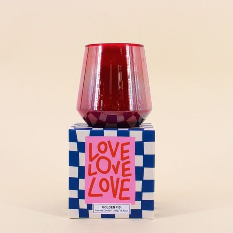 Bougie parfumée verre lustré 480g, boite cadeau (1/5)