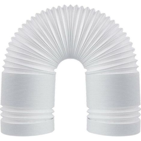 Tuyau d'échappement flexible en PVC, 150 mm universel avec longueur 3 m, pour climatiseur, hotte aspirante, sèchelinge. (1/4)