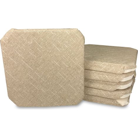 COPRISEDIA CON ALI TINTA UNITA IN TESSUTO CINIGLIATO BEIGE (1/2)