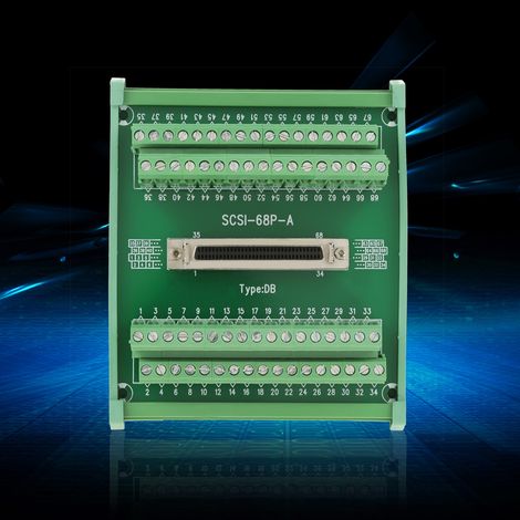 Module de connexion SCSI68 à 68 broches de type DB femelle pour carte de dérivation