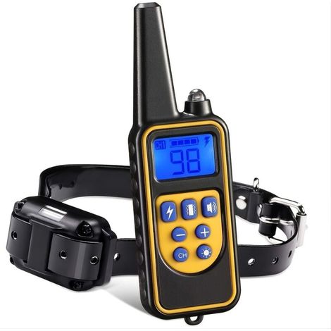Elektrisches Trainingshalsband, Antibell-Fernbedienung, 800 m Reichweite