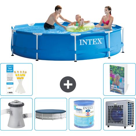 Intex Piscine Tubulaire Ronde - 305x76 cm - 7-pièces S203 (1/5)