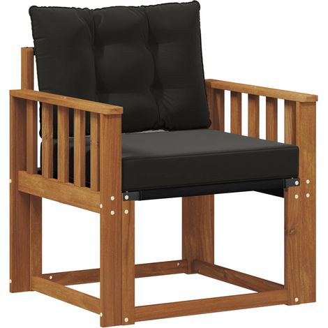 Maison Exclusive - 2 Stück Outdoor-Sofa Massivholz Akazie Natur (1/5)
