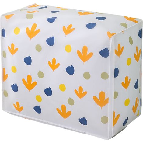 Sac de rangement pour oreillers et couettes - Organisateur de vêtements - Sacs portables à motifs - Couverture pliable - Sacs de tri pour armoire - Outils de déménagement (1/5)