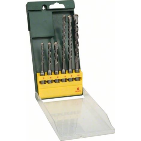 Bosch  Set  de  martillos  perforadores  SDS  plus  de  6  piezas  5  -  8  mm  110  mm  6  -  10  mm  160  mm  -  2607019447