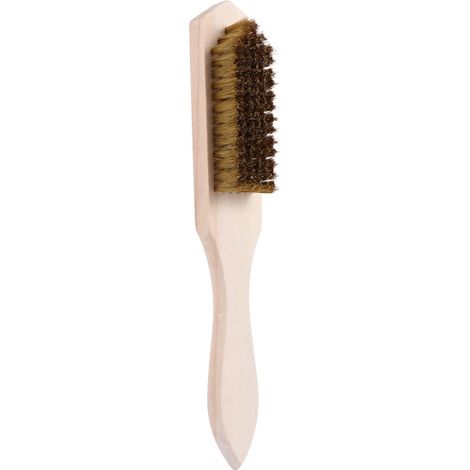 Brosse de polissage sans fil en bois et fil de cuivre avec forte capacité de décontamination pour nettoyage d'outils et surfaces métalliques (1/5)