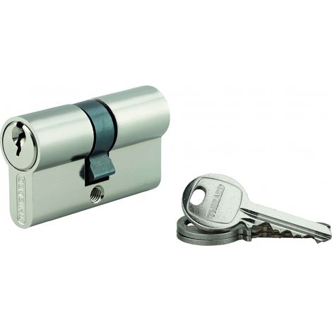 Cilindro europeo SA UNIKEY 30 x 30 mm, nichelato, codici V50/MV24252 – THIRARD
