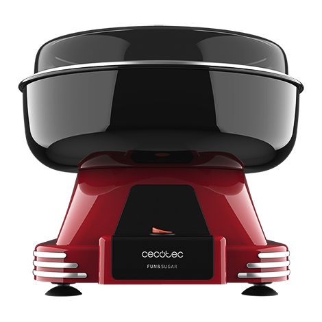 Macchina zucchero filato cecotec rosso 500 W acciaio inox (1/5)